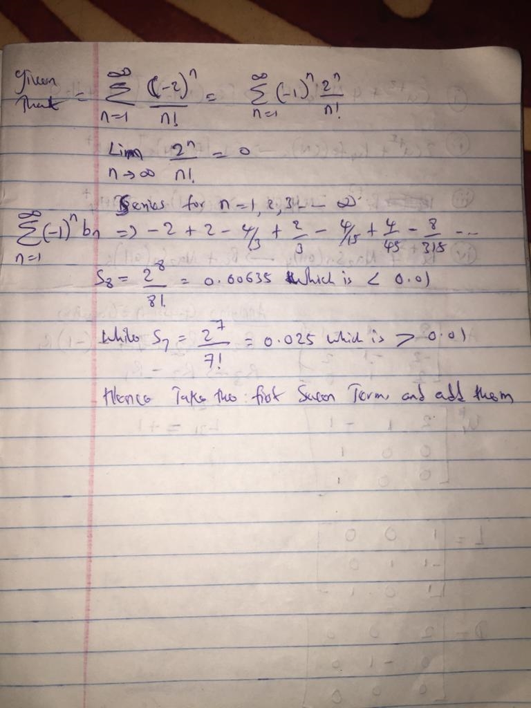 How many terms of the series do we need to add in order to find the sum with an absolute-example-2