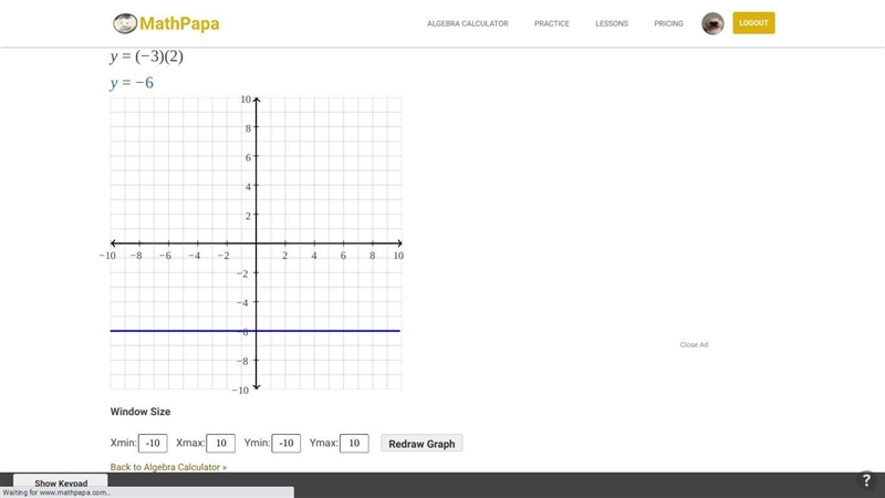 What is the domain and range of the function f(x) = -(3)* + 2? (TEK A.9A)-example-1