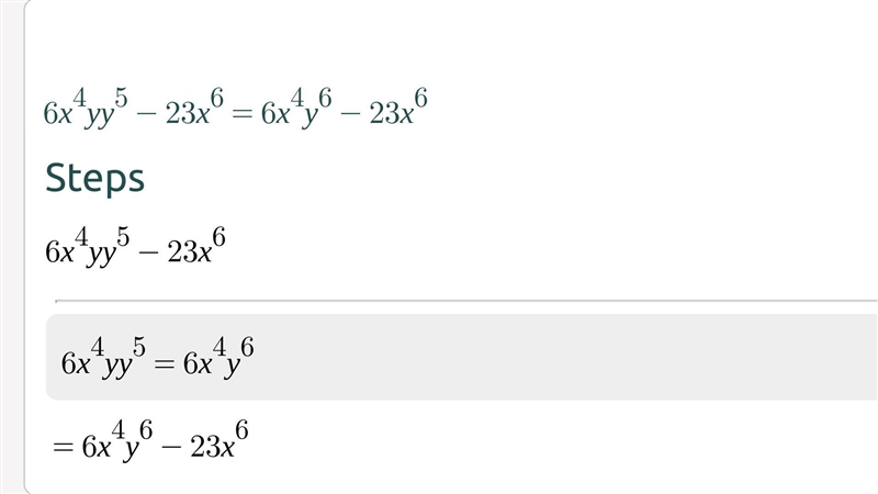 6x 4y y 5 -2 3x 6 how can I solve this-example-1