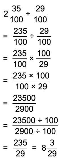 What can you add to get 2.35/0.29-example-1