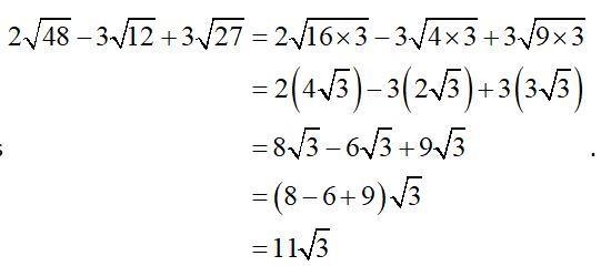 2√48 - 3√12 + 3√27 mmm-example-1