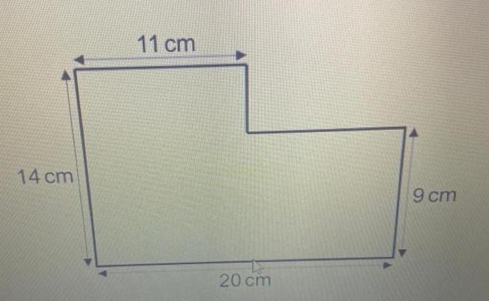 What is the area, in square meters, of the figure below? image 38818c4f95f746c7ac-example-1