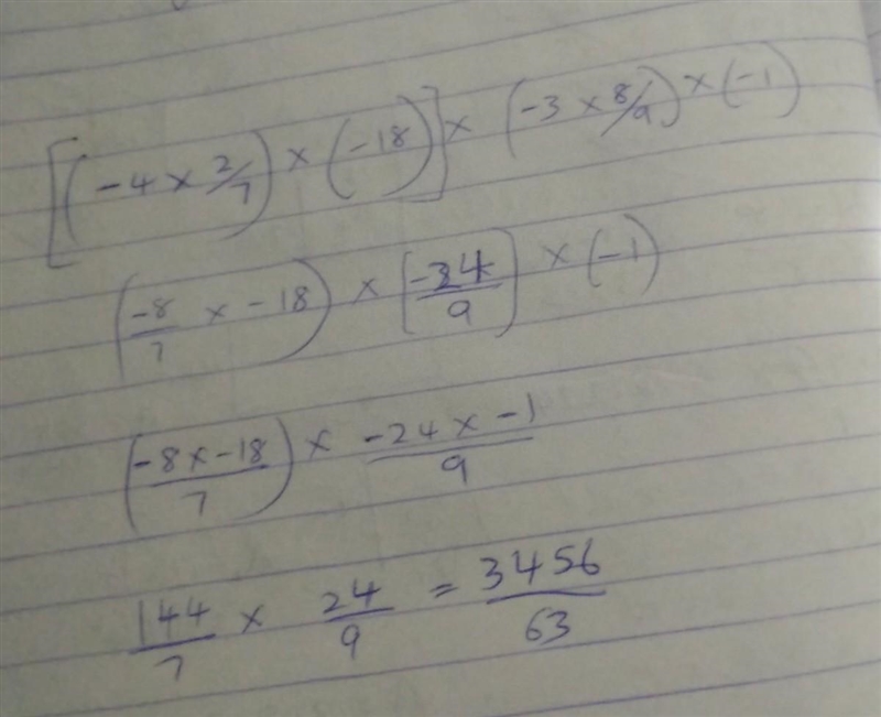 [(-4 2/7) x (-18)] x (-3 8/9) x (-1)-example-1