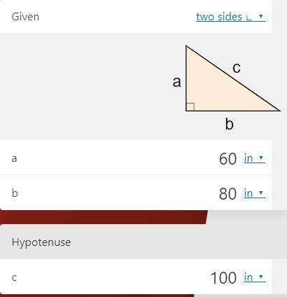 80m 60m What is the length of the hypotenuse?-example-1