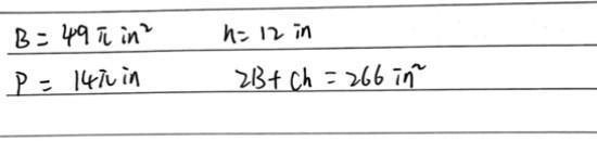 Find the surface area of the cylinder and round to nearest tenth HURRY HURRY-example-2