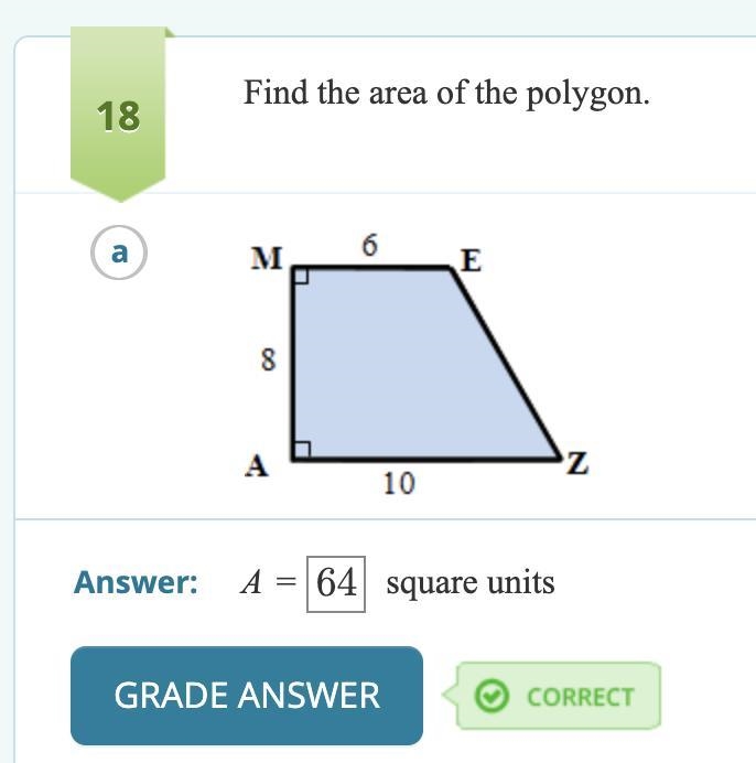 Find the Area of the Polygons Please Help Me!!!!!!!!!!!!!!!-example-2