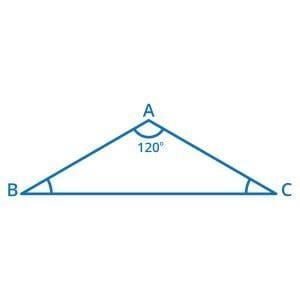 Which of the following triangle is an obtuse triangle-example-1