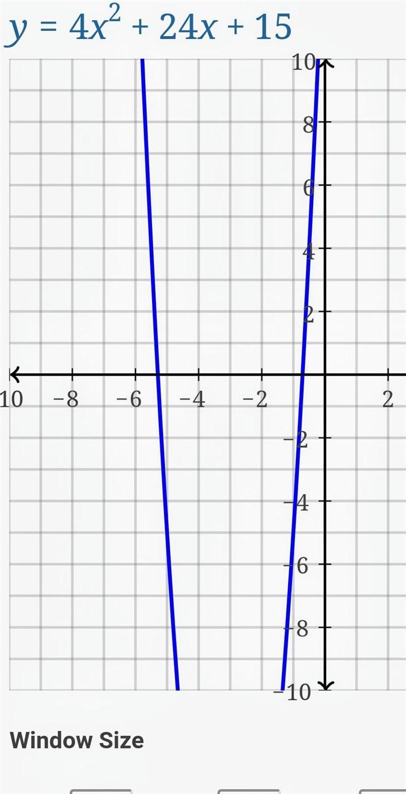 What is the turning point of the quadratic y=4x^2+24x+15-example-1