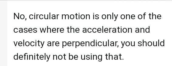 At what time the velocity and acceleration vectors are orthogonal-example-1