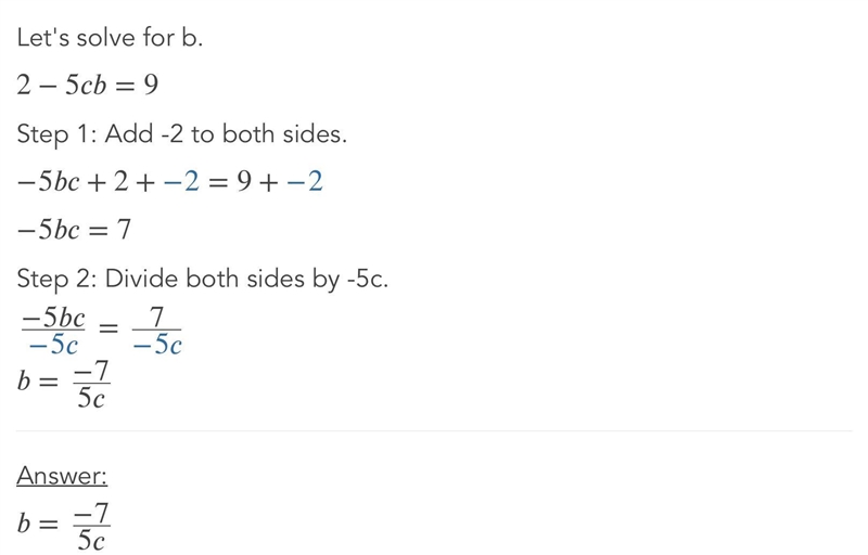 Evalute b (caret) 2-5c b=15 and c =9-example-3