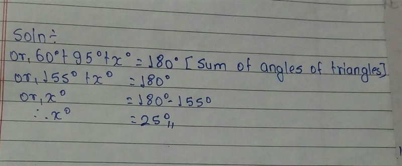 What is the value of x? A 160° 95" A. 359 B. 60° C. 155° D. 250-example-1