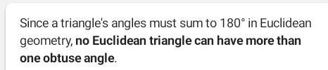 Always, sometimes, or never true. A triangle has more than one obtuse interior angle-example-1