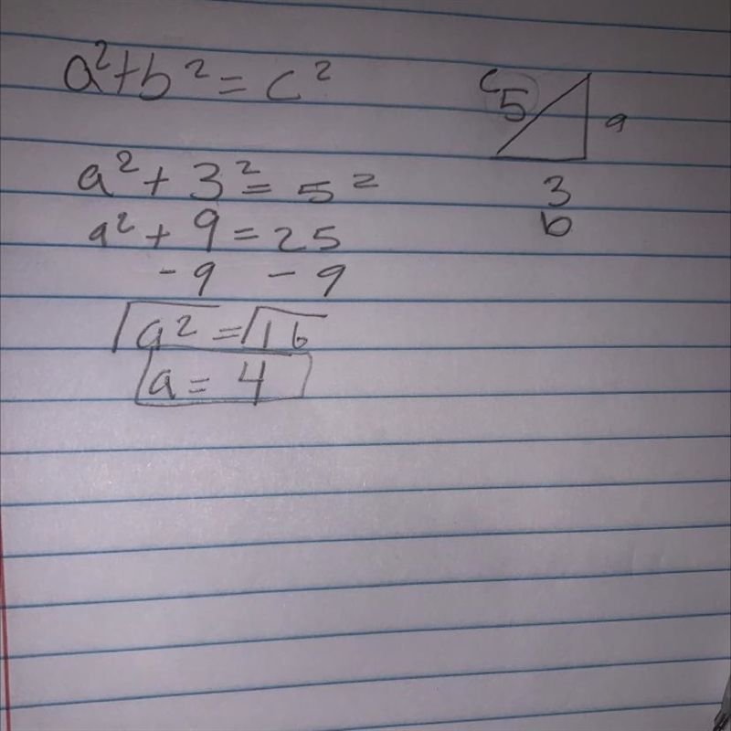 Find the length of side a?-example-1