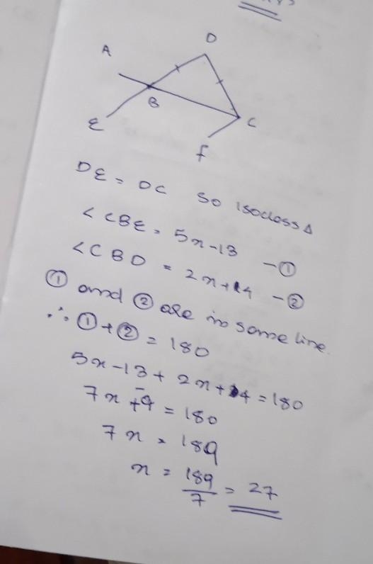 Find x Find Angle CBD Find Angle D-example-1