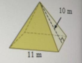 Find the surface area of the square pyramid-example-1