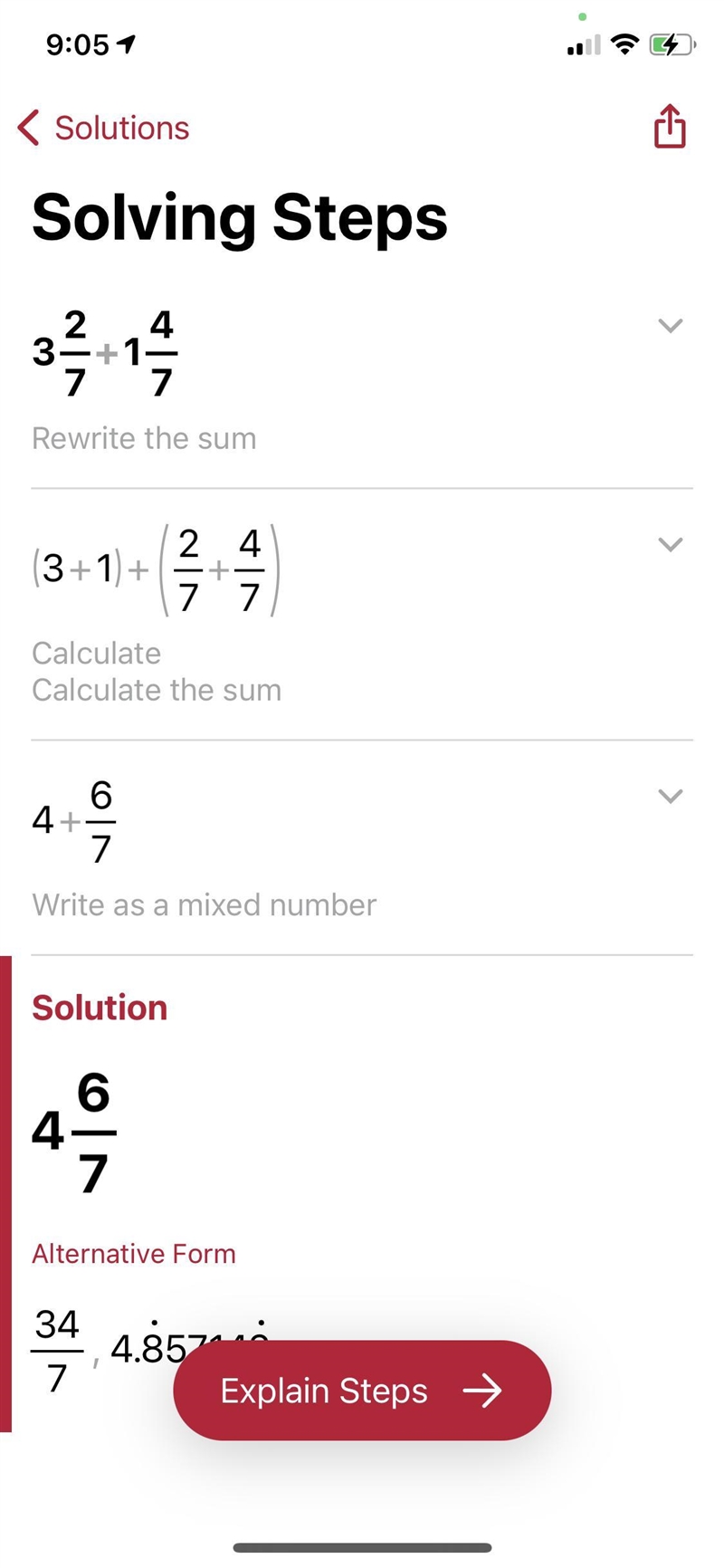 Whats the anwser for 3 2/7 + 1 4/7-example-1