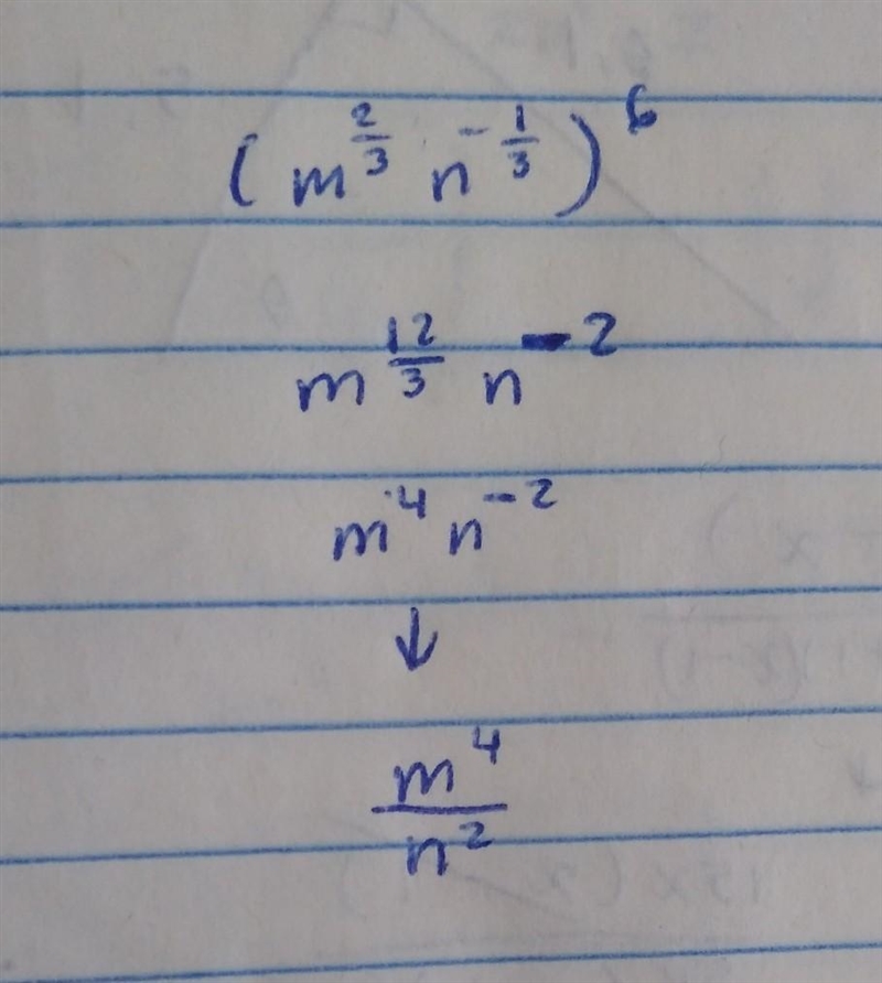 Will give brainyest (m^2/3 n^-1/3)^6-example-1