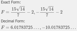 300=14(F+2)^2/3 find F and round to the nearest whole number.-example-1