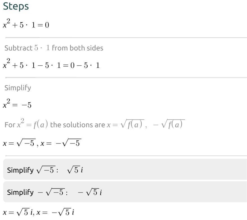 What is the solution set of x^2+5x1=0?-example-1