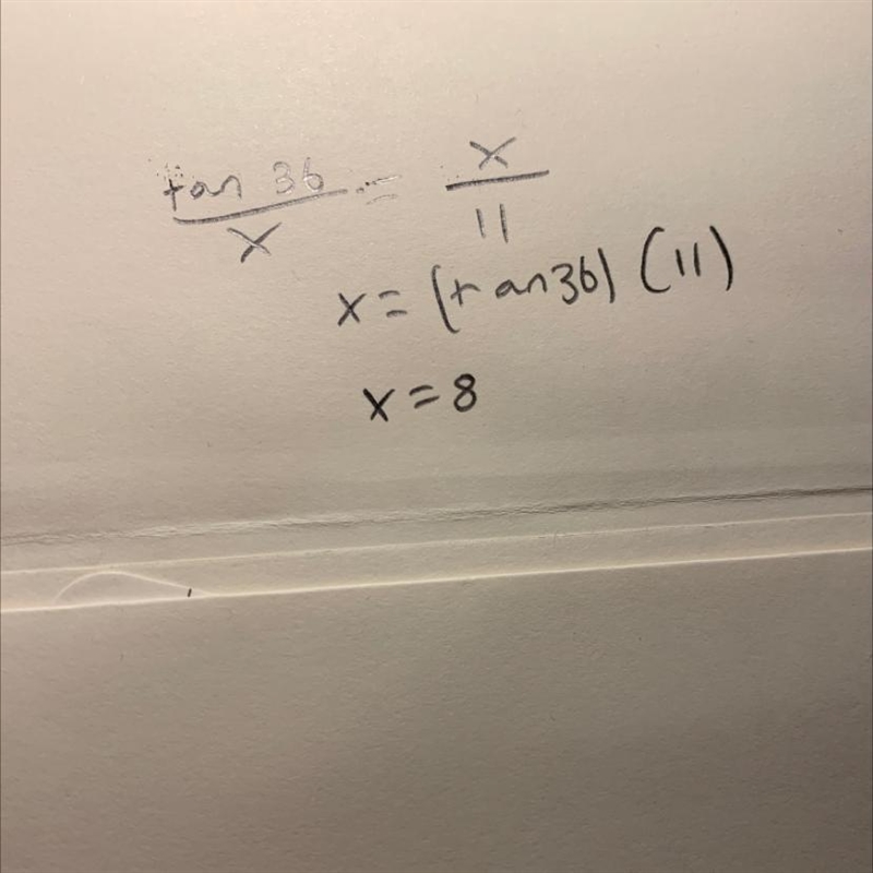 Can you please solve tan(36)=11/b Round 2 decimal places Please help assignment due-example-1