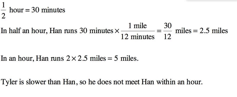 At 10:00 a.m., Han and Tyler both started running toward each other from opposite-example-1