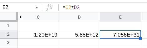 1.2 x 10^19 x 5.88 x 10^12 This is scientific Notation I need this urgent please give-example-1