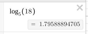 What is the approximate value of this logarithmic expression?-example-1