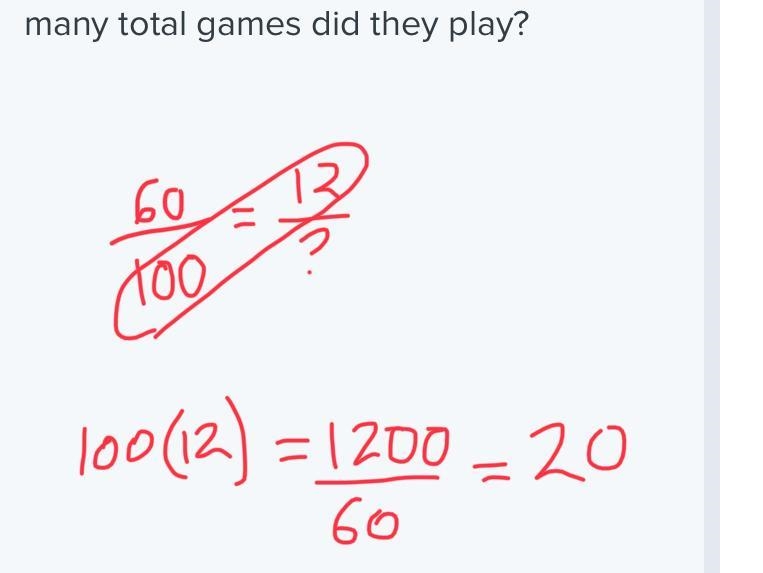 Hurry up this test is due tonight A basketball team won 60 percent of their games-example-1