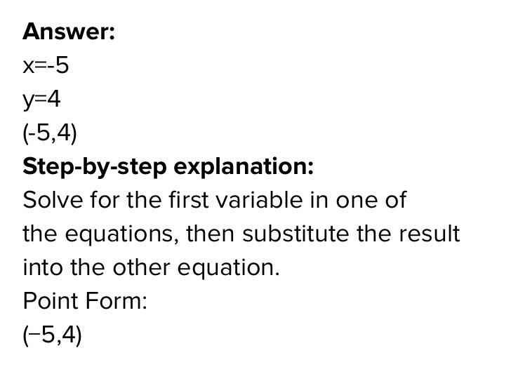 Solve by substitution: y=3x and x+y=-32-example-1