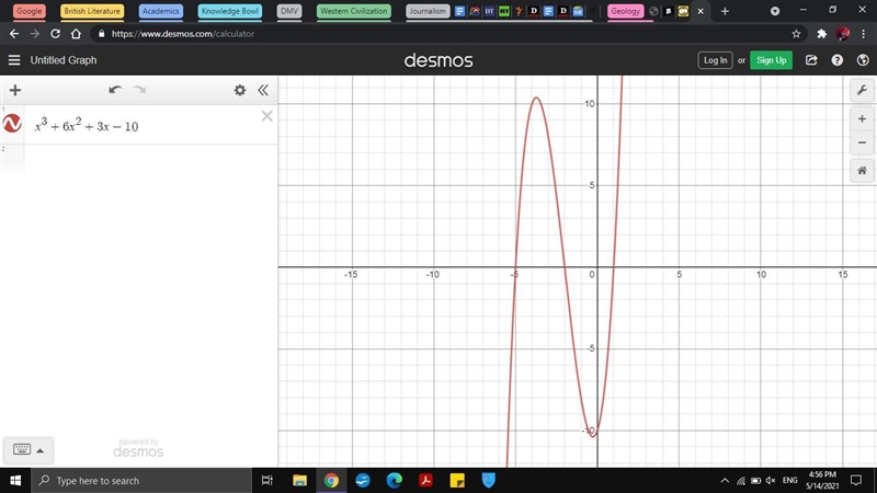 Is (x + 2) a factor of x + 6x2 + 3x – 10?-example-1