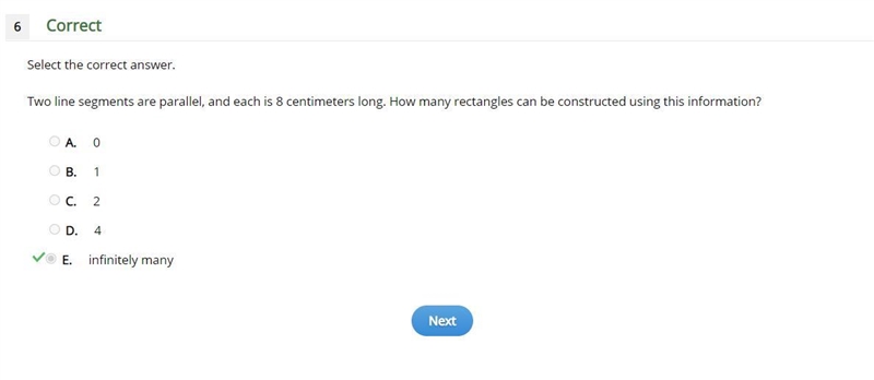 10 POINTS!! Select the correct answer. Two line segments are parallel, and each is-example-1