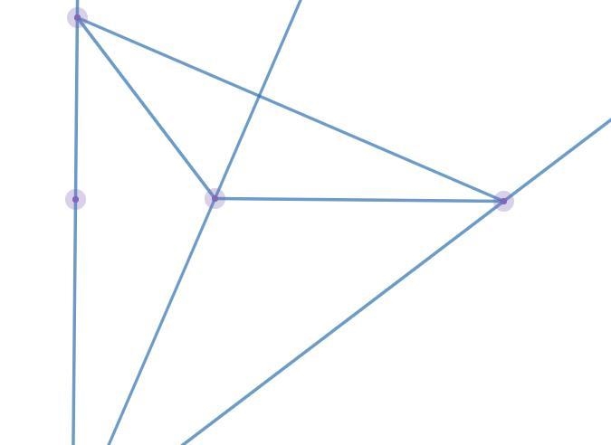 Tell whether the orthocenter is inside, on, or outside the triangle. Then find the-example-1