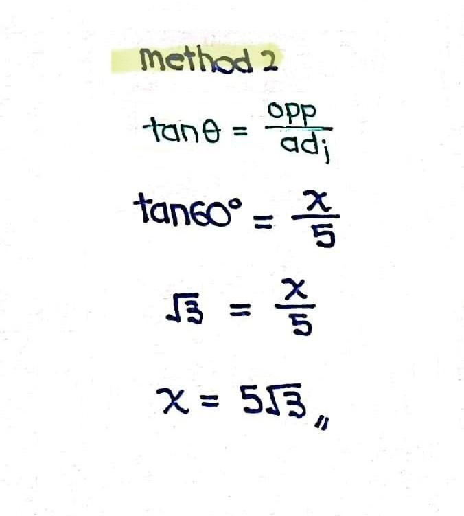 A right triangle is shown with an angle that measures 60 degrees. The leg adjacent-example-2