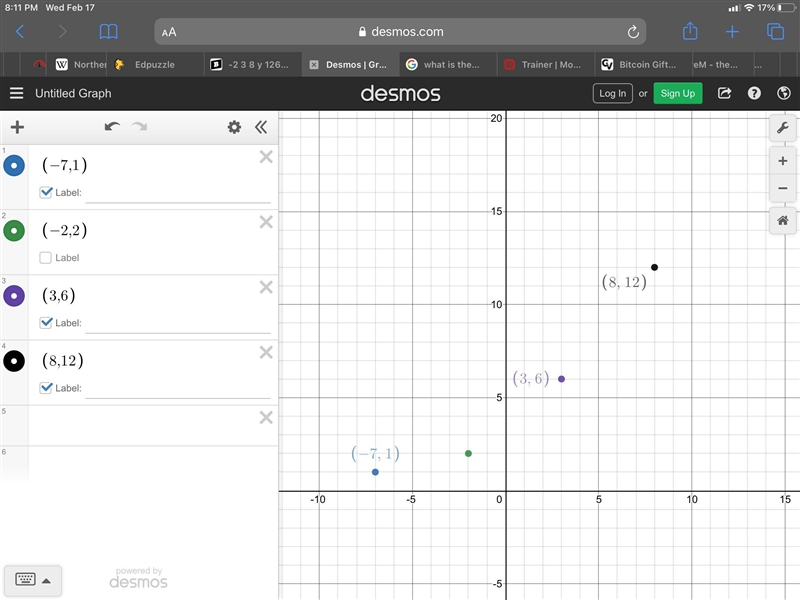 -2 3 8 у 126 12 Is the relationship linear, exponential , neither?-example-1