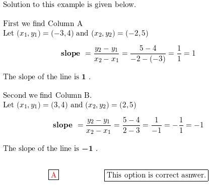 Compare the quantity in Column A with the quantity in Column B.-example-1