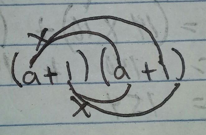 Find the squares of (a + 1)​-example-1