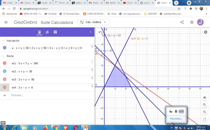 This maximization linear programming problem is not in "standard" form. It-example-1