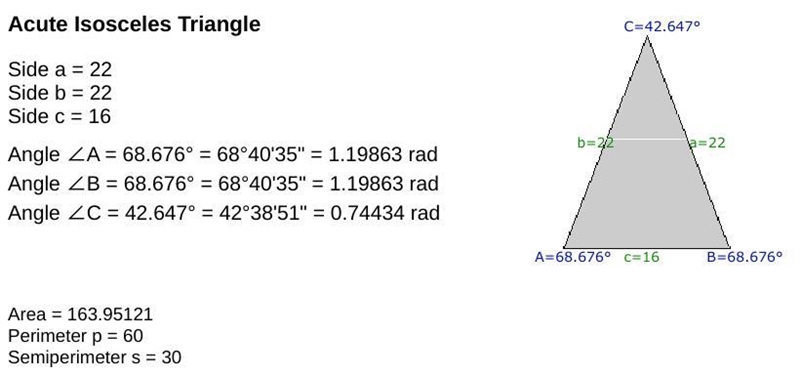 A patio is to be made in the shape of an isosceles triangle as shown. (a) Why would-example-1