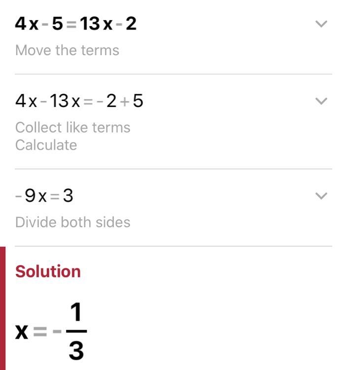 4x-5=13x-2 I’m stuck on this problem-example-1