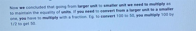 When you convert from a large unit such as pounds or minutes to a smaller unit as-example-1