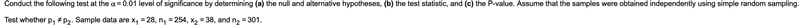 Conduct the following test at the level of significance by determining ​(a) the null-example-1