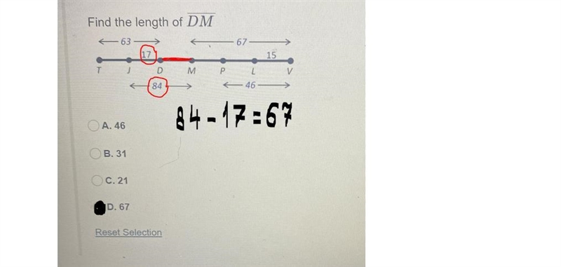 Find the length of DM-example-1