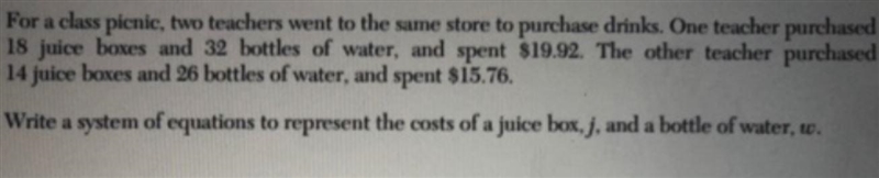 Lakeisha said that the juice boxes might have cost 52 cents each and that the bottles-example-1