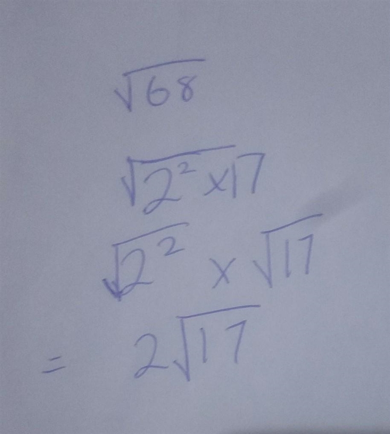 What is square 68 in simplest form-example-1