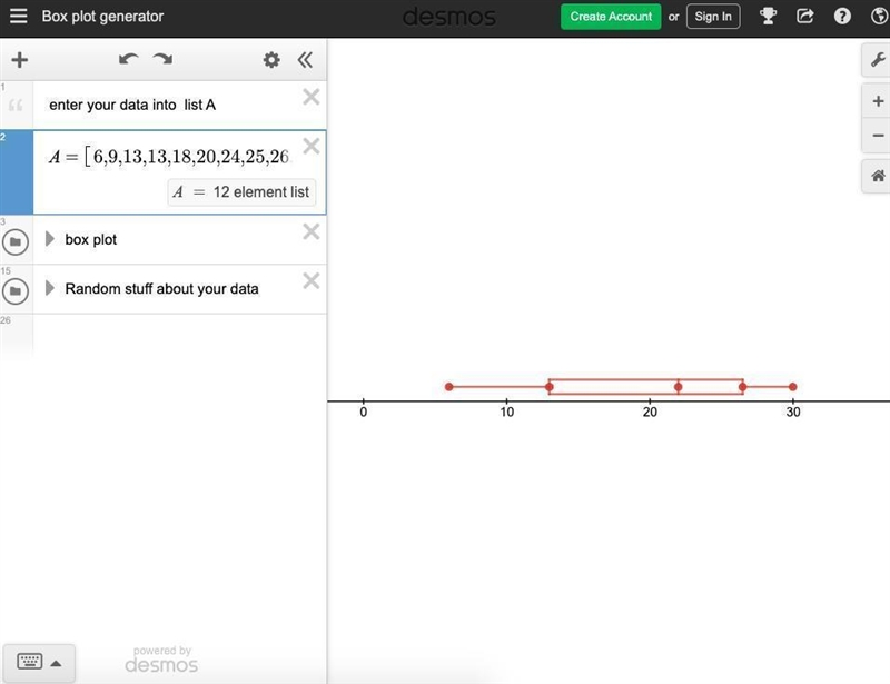 Which box-and-whisker plot represents this data: 6,9, 13, 13, 18, 20, 24, 25, 26, 28, 30, 30?-example-4