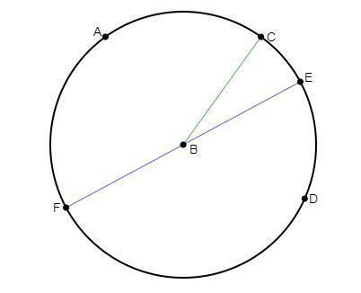 The EF is the diameter. Please help!-example-1