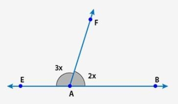 Solve for x. x = 5° x = 18° x = 30° x = 36°-example-1