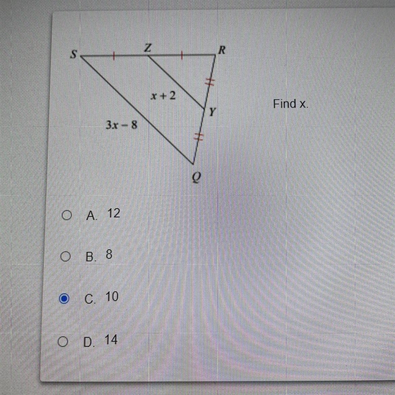 Find x. (Use the pic for more info)-example-1