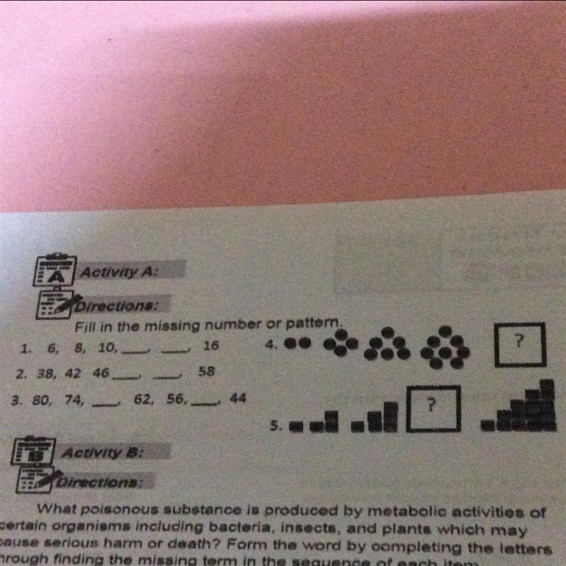 Fill in the missing number or pattern-example-1