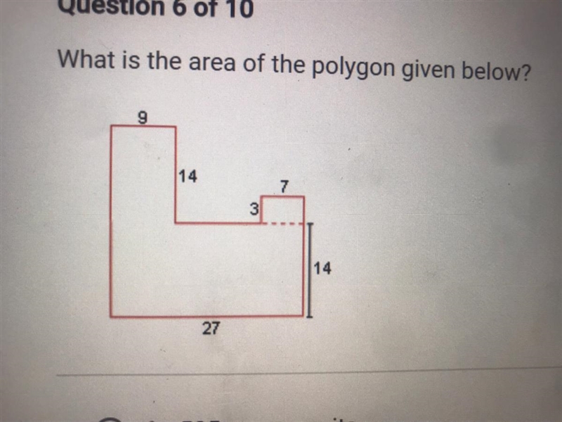 What is the are of the polygon below!help please!-example-1